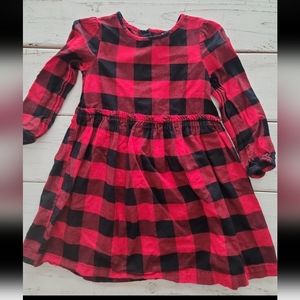 Gap Buffalo Plaid Flannel Dress